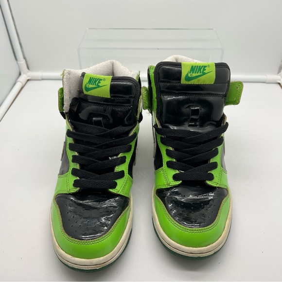 Nike Dunk High GS Halloween Tombstone Green 5 Youth Sneakers 308319-032 - Picture 3 of 8